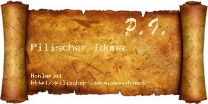 Pilischer Iduna névjegykártya